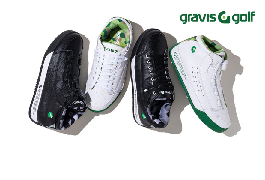 gravis golf ファーストコレクションが 2022年春夏より世界初デビュー